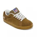 Championes Etnies Sal23 negros de gamuza con detalles en cuero sintético, cordones blancos y suela de goma.