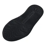 Sandalias Under Armour modelo Flow Velociti, color negro, con diseño ergonómico de una sola pieza, suela con patrón de tracción texturizado y logo de la marca en relieve.