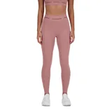 Calza deportiva New Balance color rosa con cintura elástica con logo de la marca.