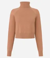 Blusa de punto de la marca Blue Steel, con cuello alto, manga larga y diseño básico ajustado al cuerpo.