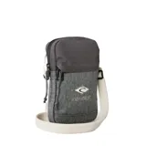 Bolso bandolera Slim Pouch Classic Surf de Rip Curl, color gris melange con bolsillo frontal con cierre y correa ajustable de color crudo. Cuenta con el logotipo de la marca impreso en el frente.