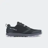 Championes de trail running Altra Superior 7, color gris oscuro con detalles en blanco.