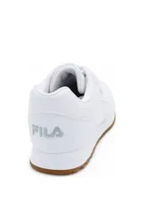 Championes deportivos Fila Cress, modelo para hombre en color blanco con detalles en gris y azul marino.