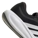 Championes de running Adidas Response Runner 2 color negro con las tres tiras características en blanco en los laterales y entresuela blanca.
