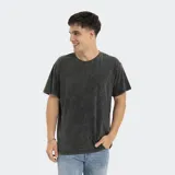 Remera de hombre Reef, corte oversize, color marrón con efecto gastado.