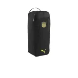 Bolso para championes Puma de la edición especial del Club Peñarol, color negro con detalles en amarillo, escudo del club y logotipo de la marca estampados.
