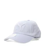Gorra Puma modelo BB Cat, color negro, con logo de la marca bordado en el frente y visera curva.