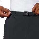 Pantalón cargo Columbia modelo Silver Ridge, color negro, con cintura elástica, bolsillos laterales con cierre y tejido técnico hidroabsorbente con protección solar.