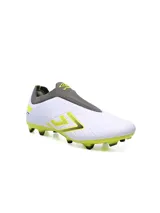 Championes de fútbol Umbro Victory HG, color negro con detalles en gris. Diseño sin cordones con ajuste tipo calcetín.