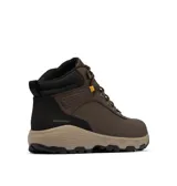 Bota de trekking Columbia Newton Wander Ltr, impermeable y de color marrón, con detalles en negro y suela de goma con tecnología Omni-Grip.