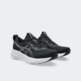 Championes de running Asics modelo Gel Pulse 17, color azul marino con detalles en naranja y suela blanca con tecnología FF BLAST y GEL.