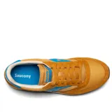 Championes Saucony modelo Jazz 81, color arena con detalles en azul.