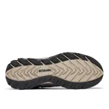 Bota de senderismo Columbia modelo Strata Trail Mid WP, color gris con detalles en tonos más oscuros y suela en color beige. Confeccionada en una combinación de malla, ante y piel sintética, cuenta con tecnología impermeable y transpirable Omni-Tech, mediasuela ligera Techlite para mayor amortiguación y suela de caucho de alta tracción Omni-Grip.