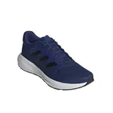 Championes Adidas Response Runner azules con detalles en negro y suela blanca.