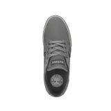 Championes Etnies Barge LS grises con detalles en marrón y suela blanca.