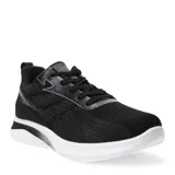 Championes deportivos de hombre con capellada de tejido knit transpirable, cierre mediante cordones y suela de goma con amortiguación.