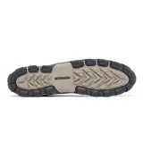 Bota de senderismo Columbia modelo Transverse Hike, color gris con detalles en fucsia. Confeccionada en cuero y malla, cuenta con tecnología impermeable Omni-Tech, entresuela TechLite para amortiguación y suela Omni-Grip para mayor tracción.