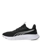 Championes Puma Flexfocus Lite Modern, color negro con detalles plateados.