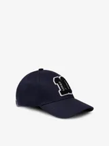 Gorra de béisbol color azul marino con visera curva. Presenta un parche frontal grande con el número "10" en blanco y negro, y la palabra "10DAYS" bordada verticalmente en el lado izquierdo del número.