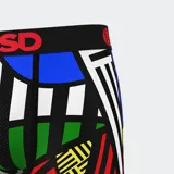 Calzoncillos bóxer de la marca PSD con diseño geométrico multicolor.
