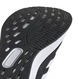 Championes de running Adidas modelo Ultrarun 5, color negro con detalles en blanco. Presentan exterior de malla transpirable, mediasuela con tecnología de amortiguación Bounce 2.0, suela Adiwear de alta resistencia y plantilla OrthoLite.