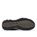 Botas de trekking Columbia modelo Strata Trail Mid Wp, color marrón con detalles en negro y naranja, confeccionadas con malla, ante y sobrecapas de piel sintética.