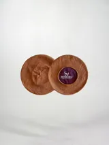 Set de boinas de hilo de algodón en colores azul, celeste, blanco, beige, amarillo, marrón, verde, salmón y rosa.