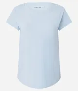 Remera deportiva Get Over de microfibra texturizada color rojo, con mangas cortas, cuello redondo y corte holgado.