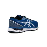 Championes de running Asics Gel-Pacemaker 2, color azul con detalles en blanco y negro, con amortiguación de gel y capellada de malla transpirable.