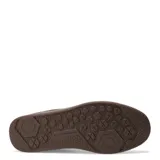 Championes Caterpillar modelo Pause Retro Leather, de estilo urbano con diseño retro. Presentan una combinación de cuero y gamuza en tonos verde oliva, negro y beige, con suela de goma con textura de panal y logo grabado en el talón.