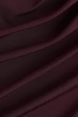 Top de manga larga con diseño drapeado, caracterizado por pliegues en el hombro y en el lateral de la cintura. Presenta un ajuste entallado y cuello redondo.