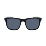 Lentes de sol INVU modelo IB22462A, con montura negra y lentes grises polarizadas.