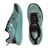 Championes deportivos Joma TK Shock Men 2417, color verde agua con detalles en negro y blanco. Ideales para trail running y trekking.