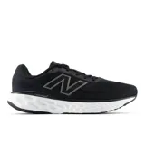 Championes de running New Balance modelo Fresh Foam X Evoz V4 de color negro, con entresuela blanca y el logo "N" distintivo en el lateral.