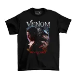Remera negra de algodón con estampado frontal de la película Venom: The Last Dance.