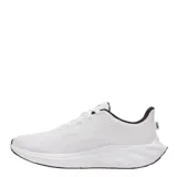 Championes Under Armour modelo Ua Ascend, color blanco con detalles en negro, ideales para running.