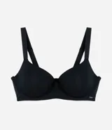 Soutien básico color piel, con relleno y base reforzada, de microfibra.