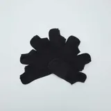 Pack de cuatro pares de medias invisibles negras.