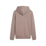 Buzo con capucha Puma, color negro, con cordones ajustables y logo de la marca bordado en blanco en el pecho.