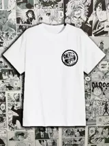 Remera blanca de algodón con estampa de Homero Simpson con el pulgar arriba y la frase "OK! HOMER CERTIFIED".