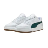 Championes Puma Caven 2.0 de estilo urbano, color blanco con detalles plateados en el logo lateral.
