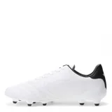 Championes de fútbol Topper San Ciro V FG, color blanco con detalles en negro, confeccionados en cuero sintético.