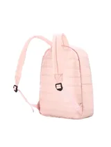 Mochila Terrano Level Up acolchada, de color verde, con diseño urbano y liviano, compartimento principal amplio, bolsillo frontal con cierre y correas regulables.