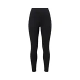 Calza deportiva New Balance Sleek Pocket High Rise Legging de tiro alto y color negro, con bolsillos laterales.
