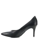 Zapato de tacón alto Bottero, color negro, con punta fina y diseño clásico formal.