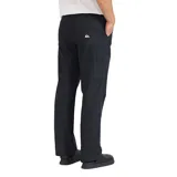 Pantalón chino Quiksilver para hombre, de color azul marino, corte recto y diseño clásico con bolsillos laterales y traseros.