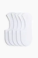 Pack de cinco medias deportivas tipo soquete, confeccionadas en tejido funcional con tecnología DryMove para absorción de sudor. Presentan secciones de ventilación en punto calado sobre el empeine y reborde de silicona en el talón para evitar deslizamientos.