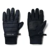 Guantes de invierno Columbia con diseño acolchado en el dorso y palma reforzada. Cuentan con puño elástico, hebilla de unión y tecnología compatible con pantallas táctiles en dedos y pulgar.