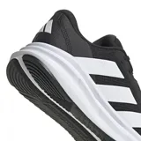 Championes Adidas Galaxy 7 M, color negro con detalles blancos, ideales para running.