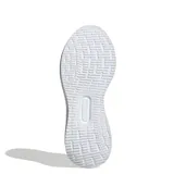 Championes Adidas Runfalcon 5, color celeste con detalles en amarillo flúor y suela blanca. Ideales para running.